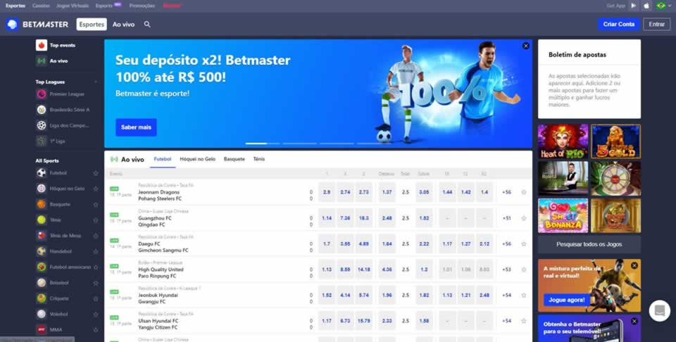 Aposta de jogo de futebol
